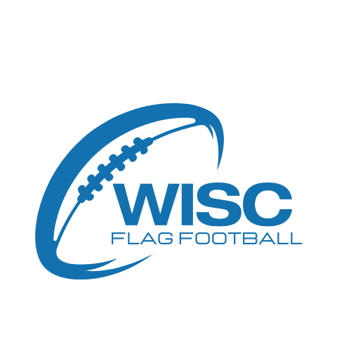 Flag Football Logo blue